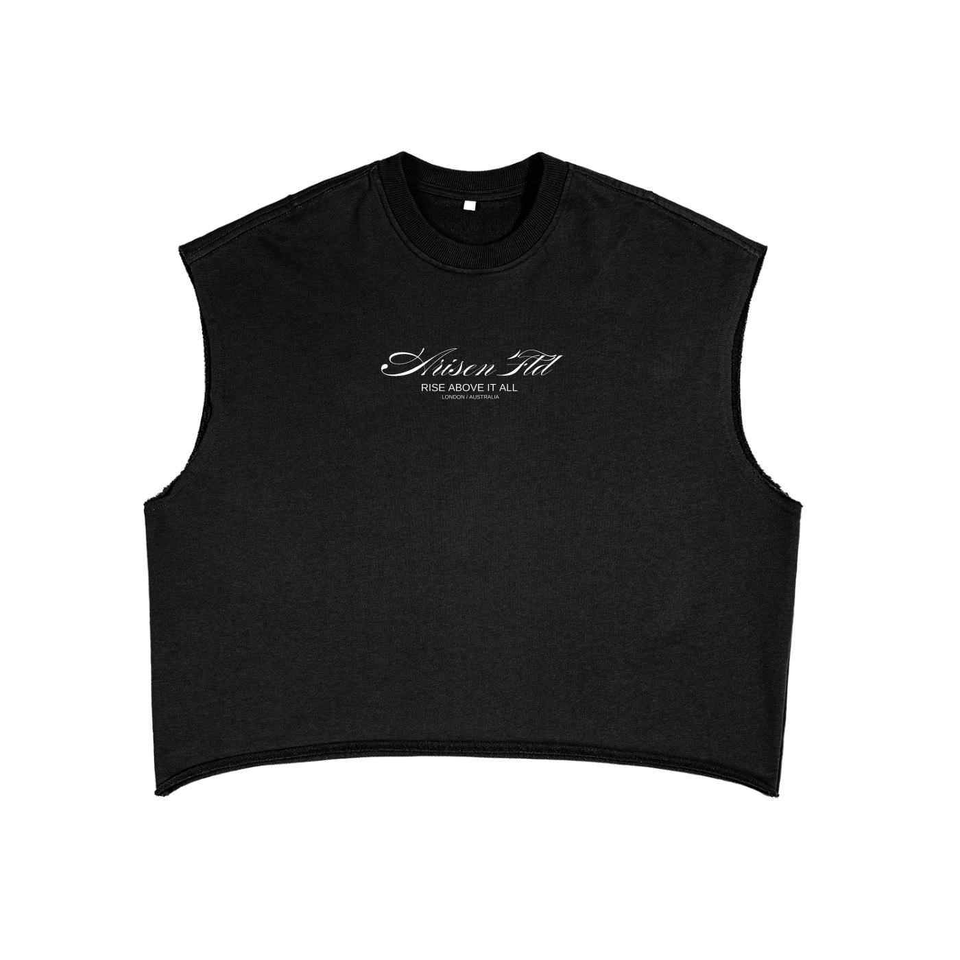 ARISEN™ Boxy Tank Top (Onyx Black)