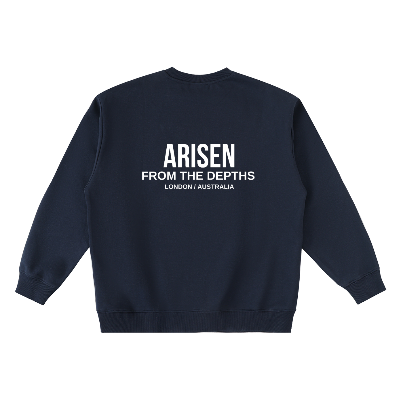 ARISEN™ Crewneck Taped Sweatshirt (Onyx Black)