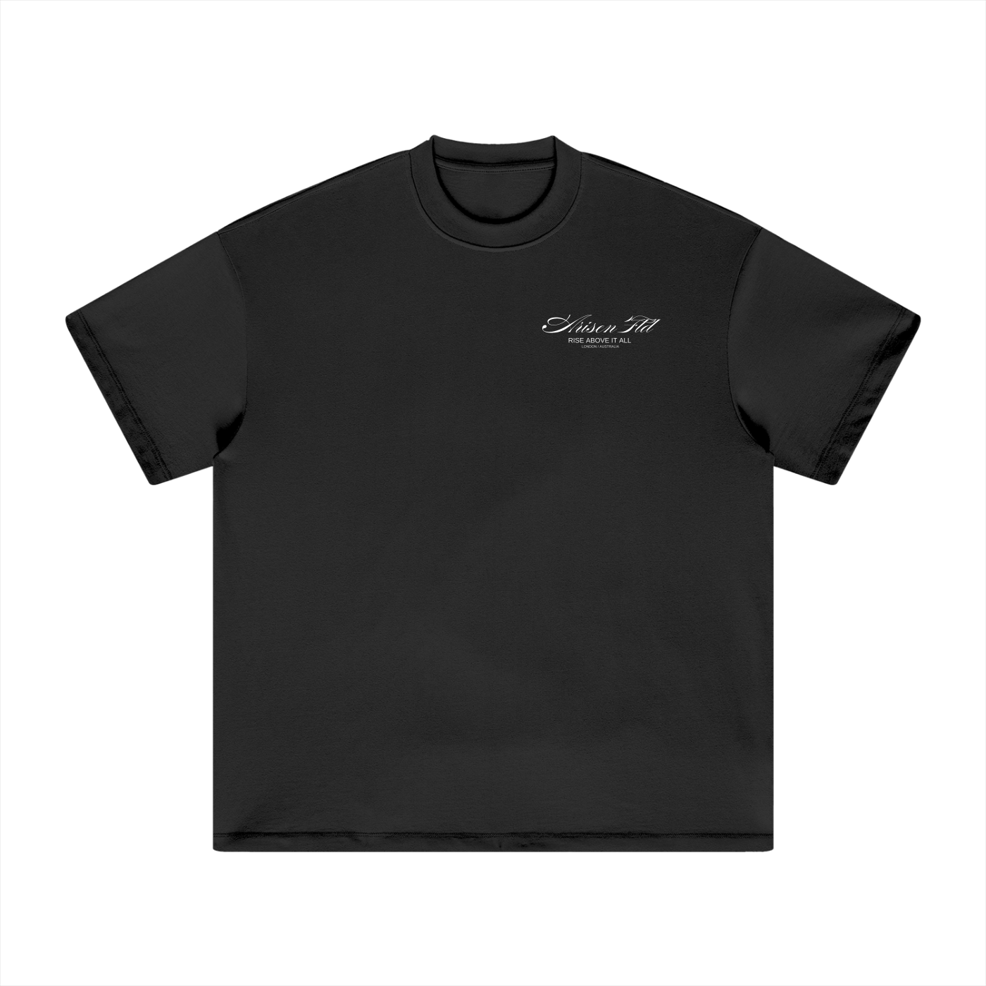 ARISEN™ Heavyweight Cotton T-Shirt (Onyx Black)