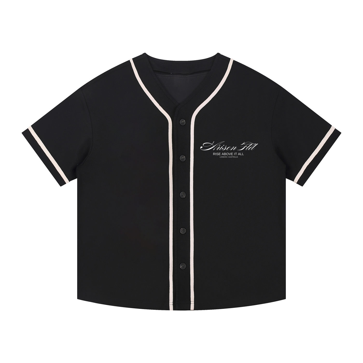 ARISEN™ Button-Up Jersey (Onyx Black)