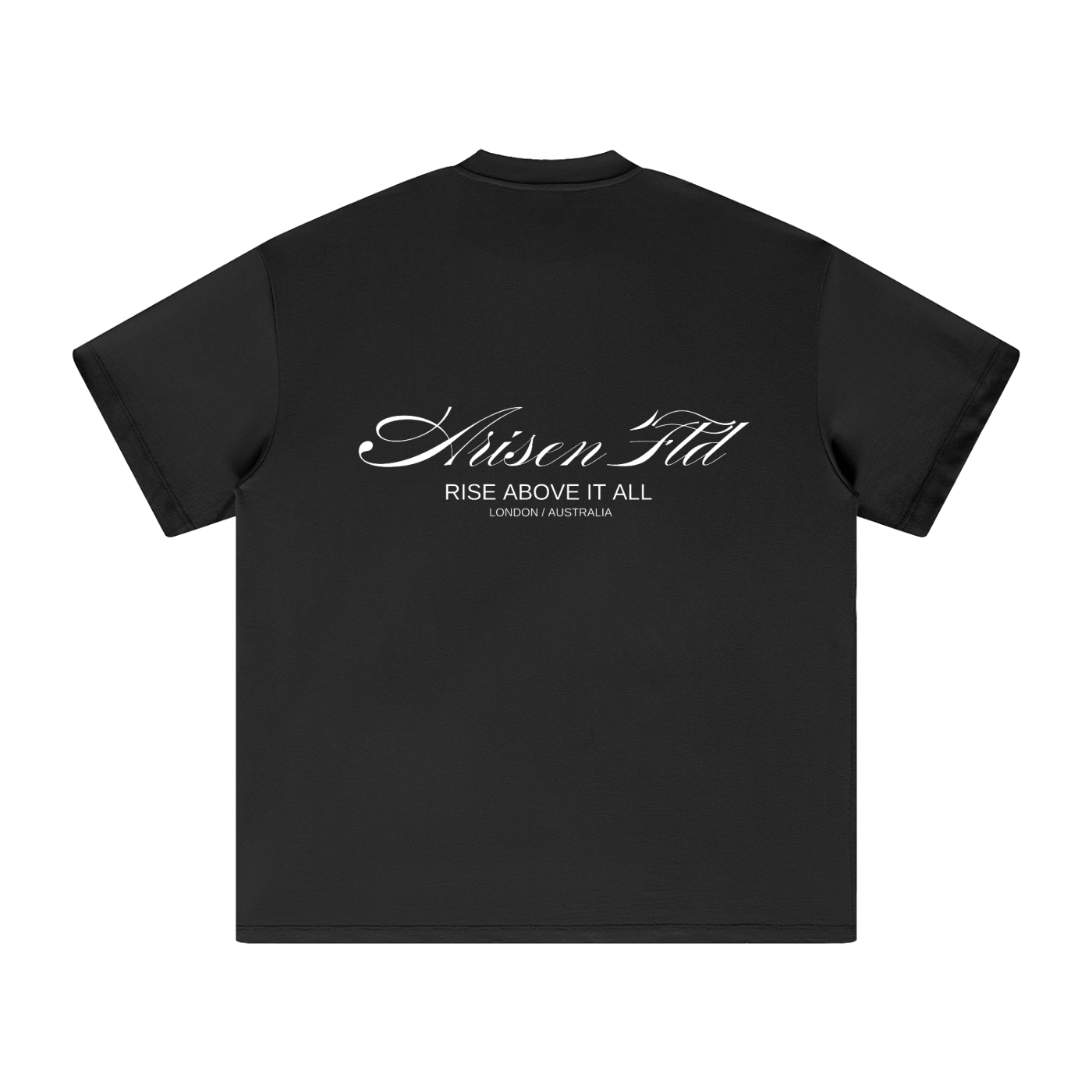 ARISEN™ Heavyweight Cotton T-Shirt (Onyx Black)