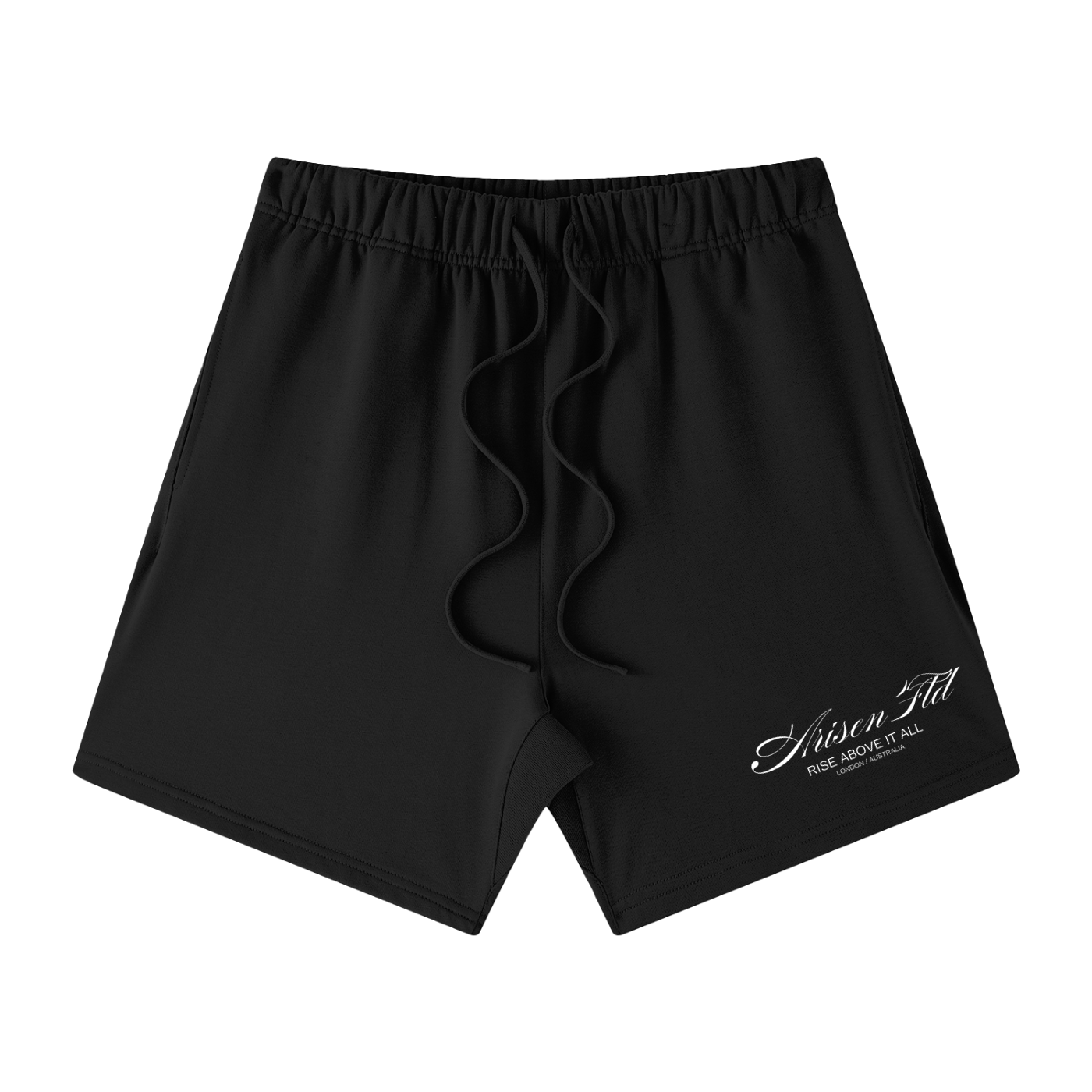 ARISEN™ Heavyweight Cotton Shorts (Onyx Black)
