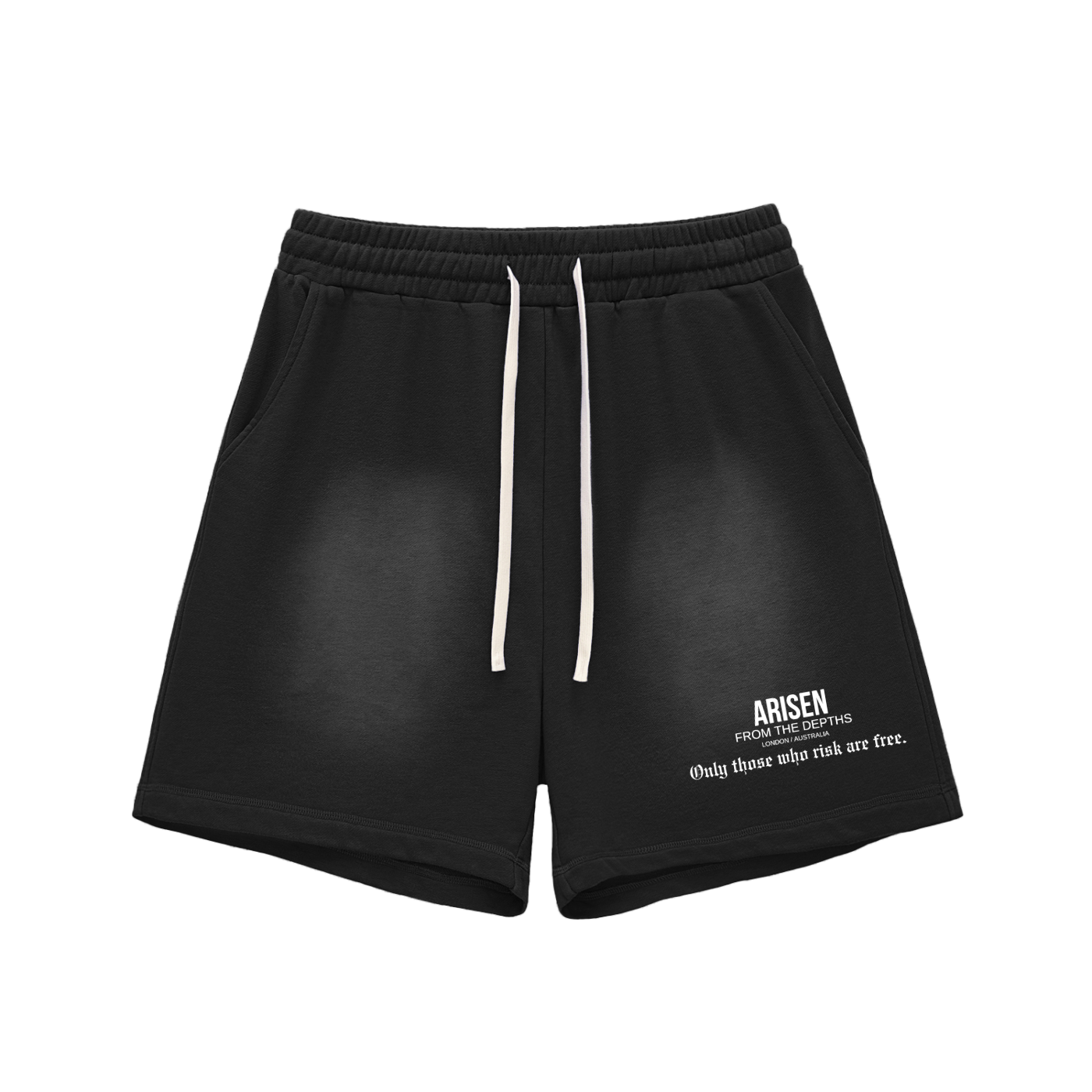 ARISEN™ Raw Edge Cotton Shorts