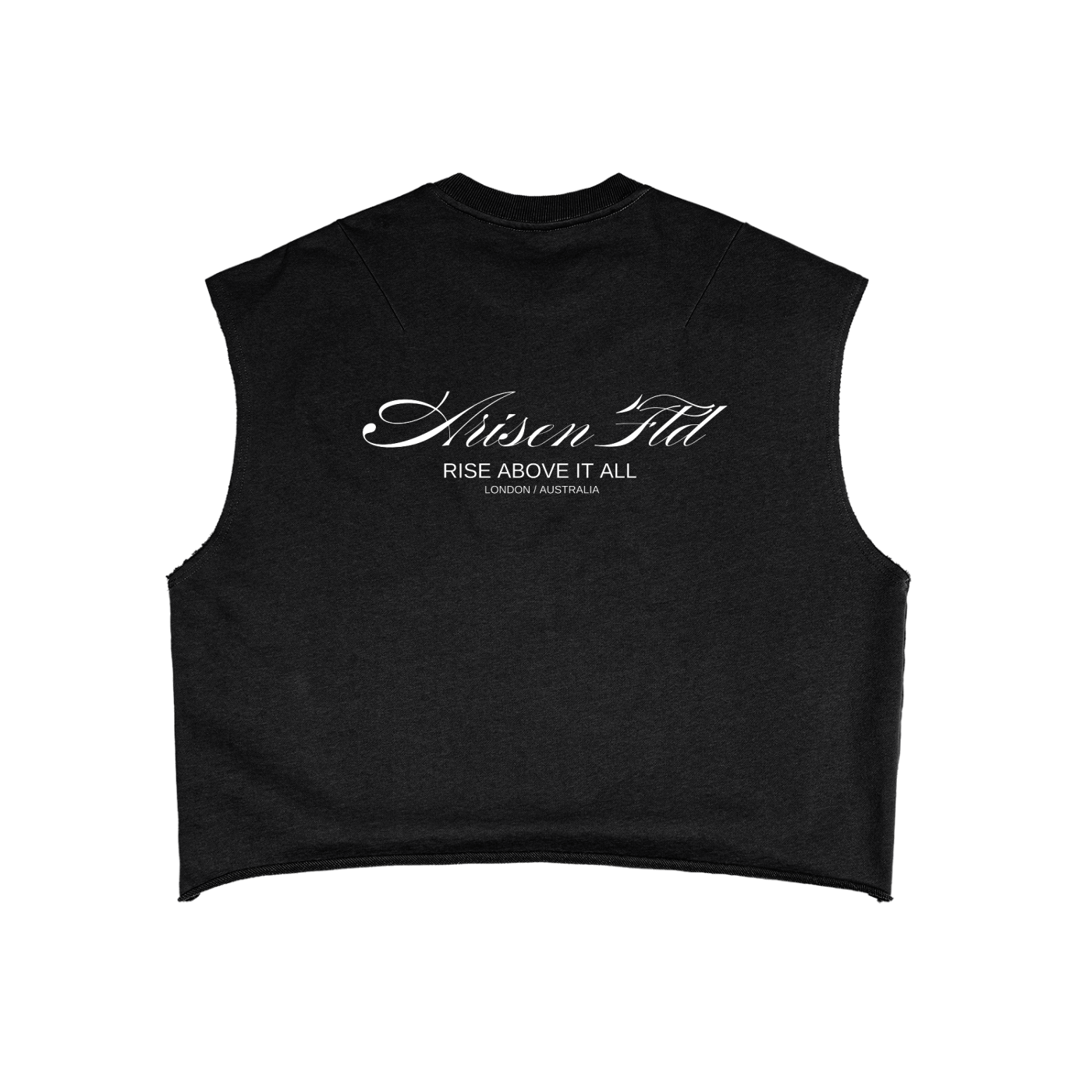 ARISEN™ Boxy Tank Top (Onyx Black)