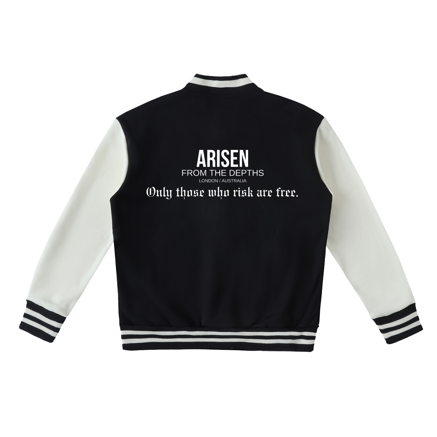 ARISEN™ Two-Tone Fleeced Varsity Jacket
