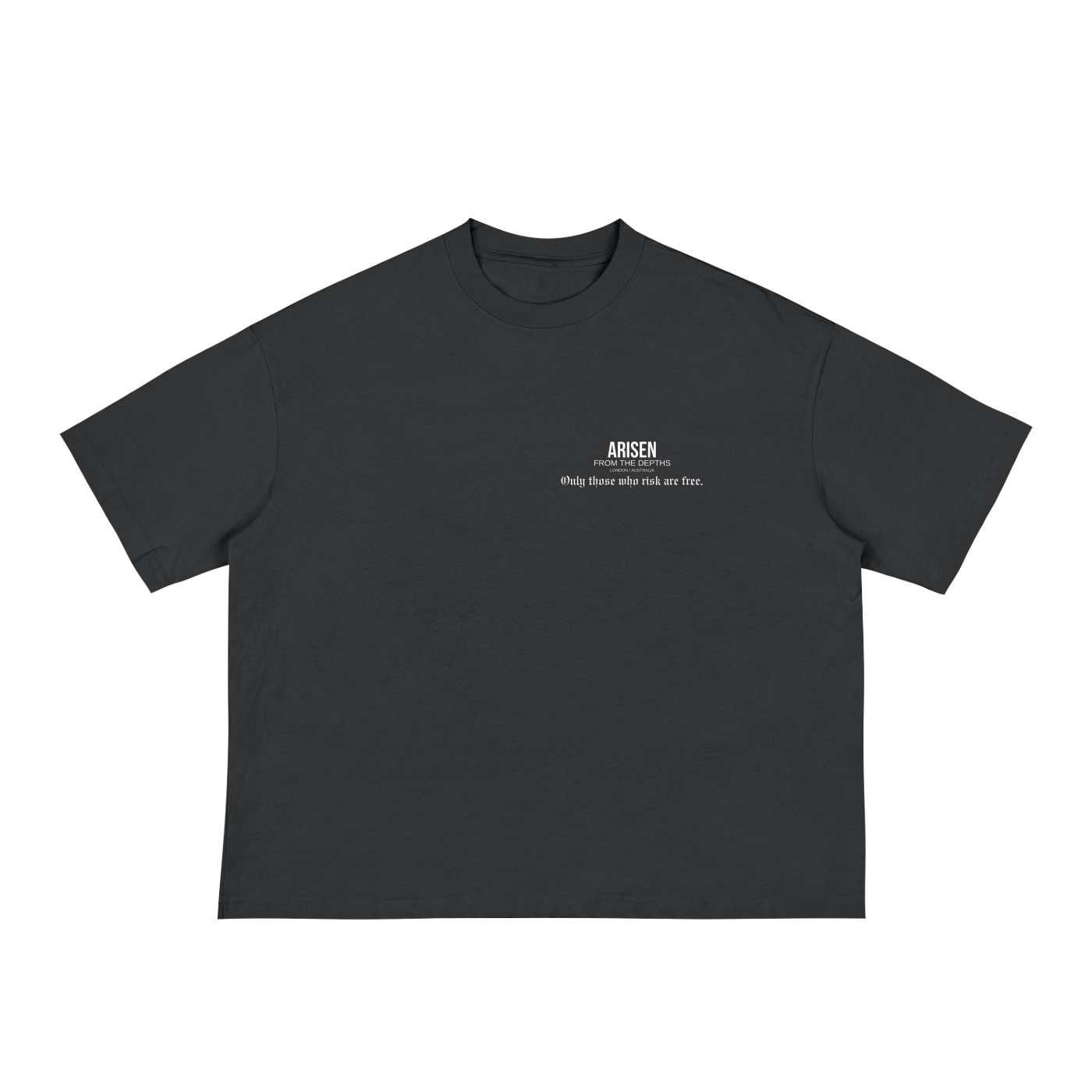 ARISEN™ Classic Boxy Tee - 230 GSM (Onyx Black)