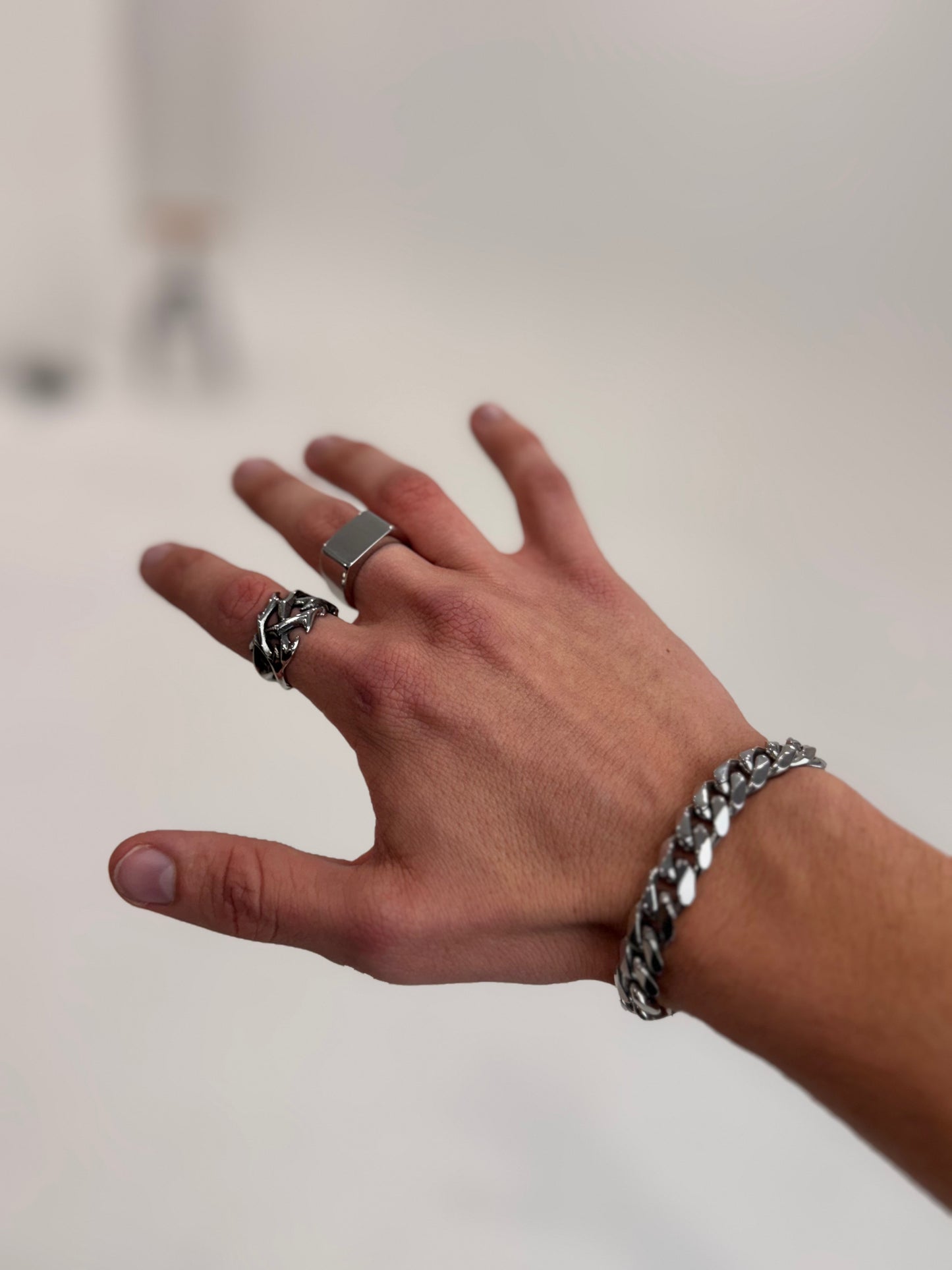 ARISEN™ Chain, Ring & Signet Set (Silver)