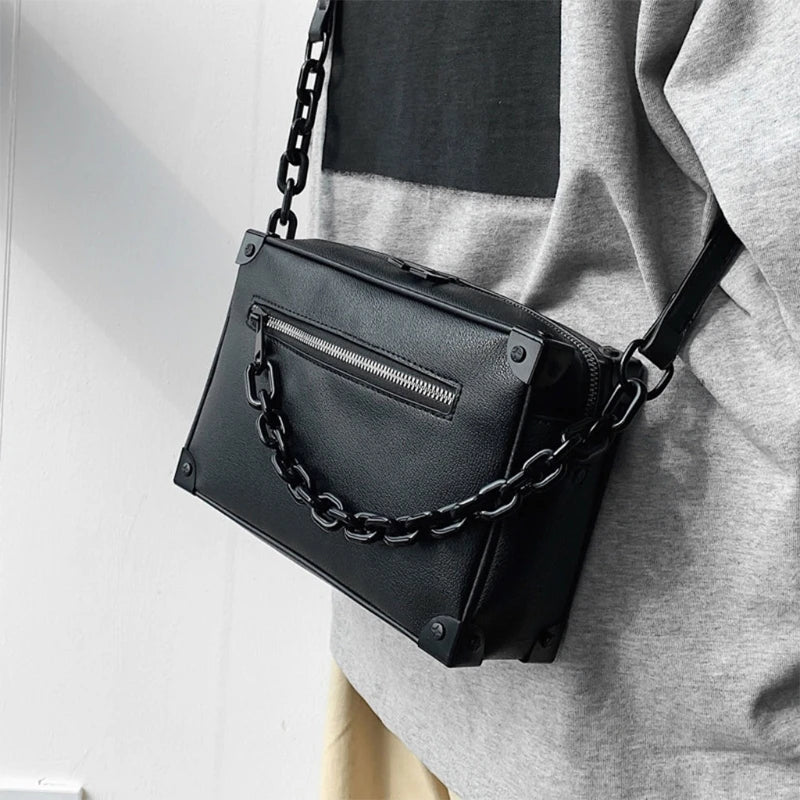 ARISEN™ Crossbody Bag (Black Leather)