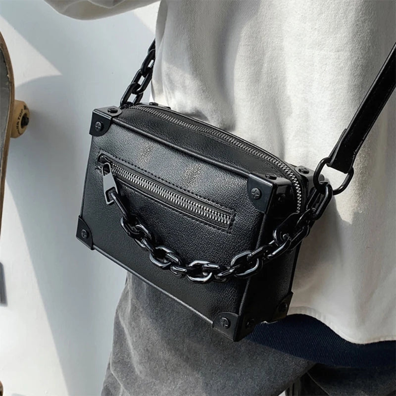 ARISEN™ Crossbody Bag (Black Leather)