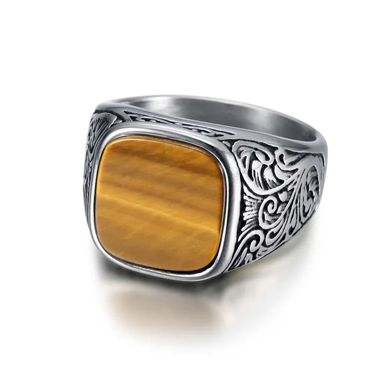 ARISEN™ Signet Gem Ring (Gold)
