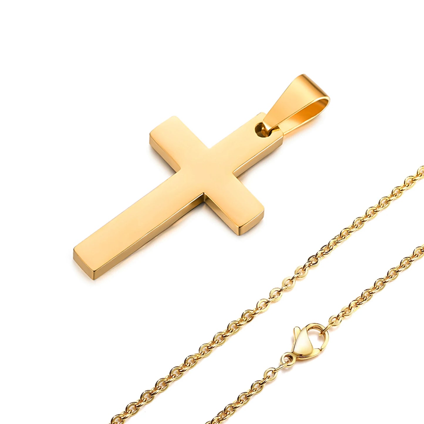 ARISEN™ Cross & Chain Set (Silver)