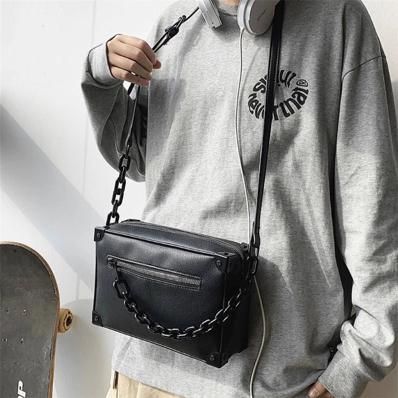 ARISEN™ Crossbody Bag (Black Leather)