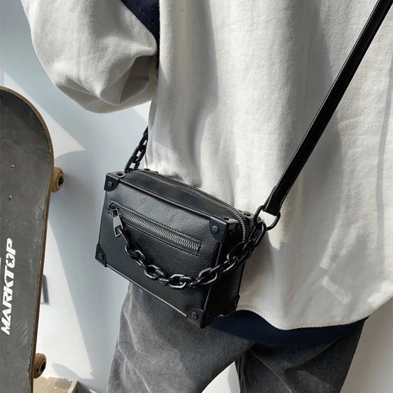 ARISEN™ Crossbody Bag (Black Leather)