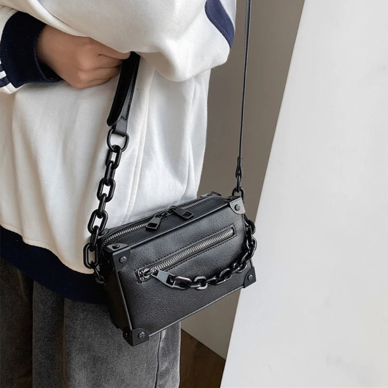 ARISEN™ Crossbody Bag (Black Leather)