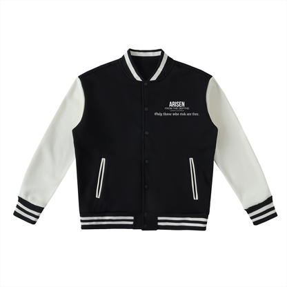 ARISEN™ Two-Tone Fleeced Varsity Jacket
