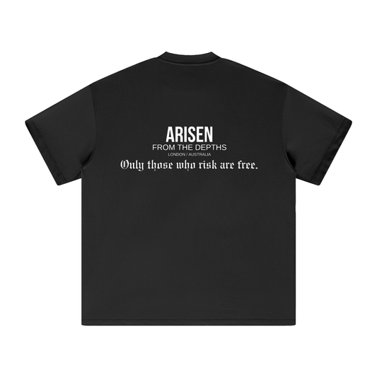 ARISEN™ Heavyweight Earth Tone T-Shirt (Onyx Black)