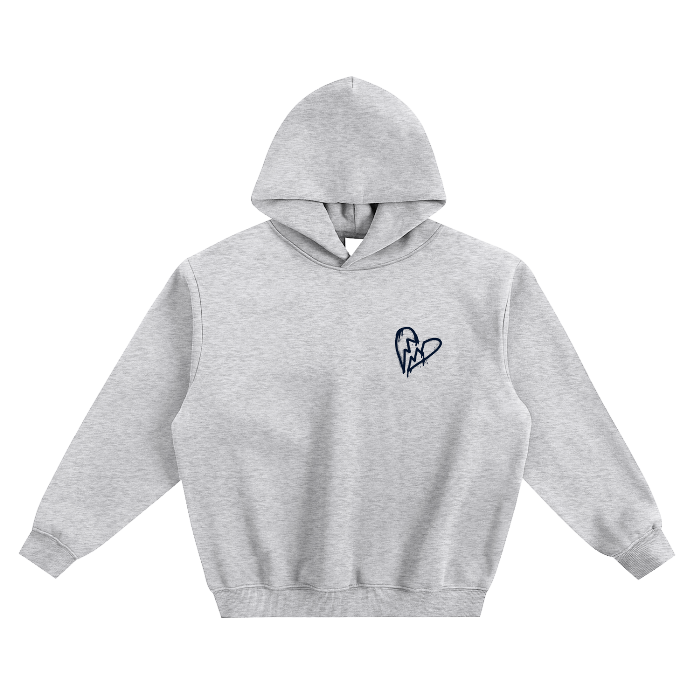 ARISEN™ Fleeced Boxy Hoodie (Light Grey)