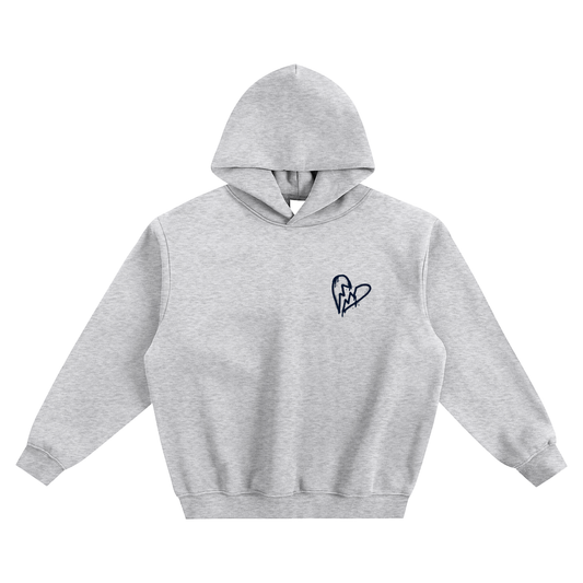 ARISEN™ Fleeced Boxy Hoodie (Light Grey)