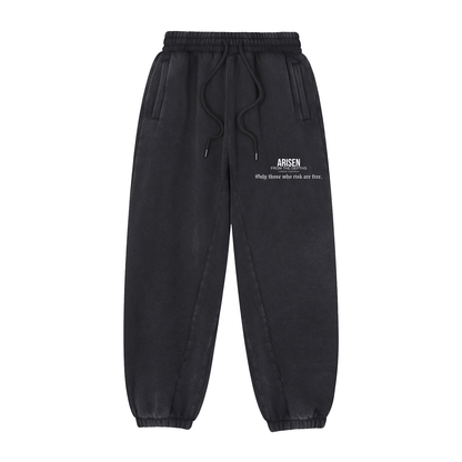 ARISEN™ Fleeced Jogger Sweatpants (Onyx Black)
