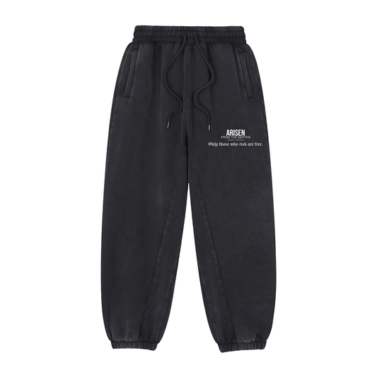 ARISEN™ Fleeced Jogger Sweatpants (Onyx Black)