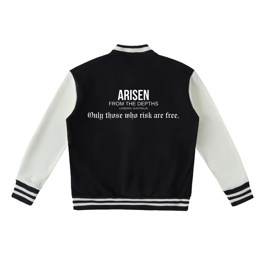 ARISEN™ Two-Tone Fleeced Varsity Jacket