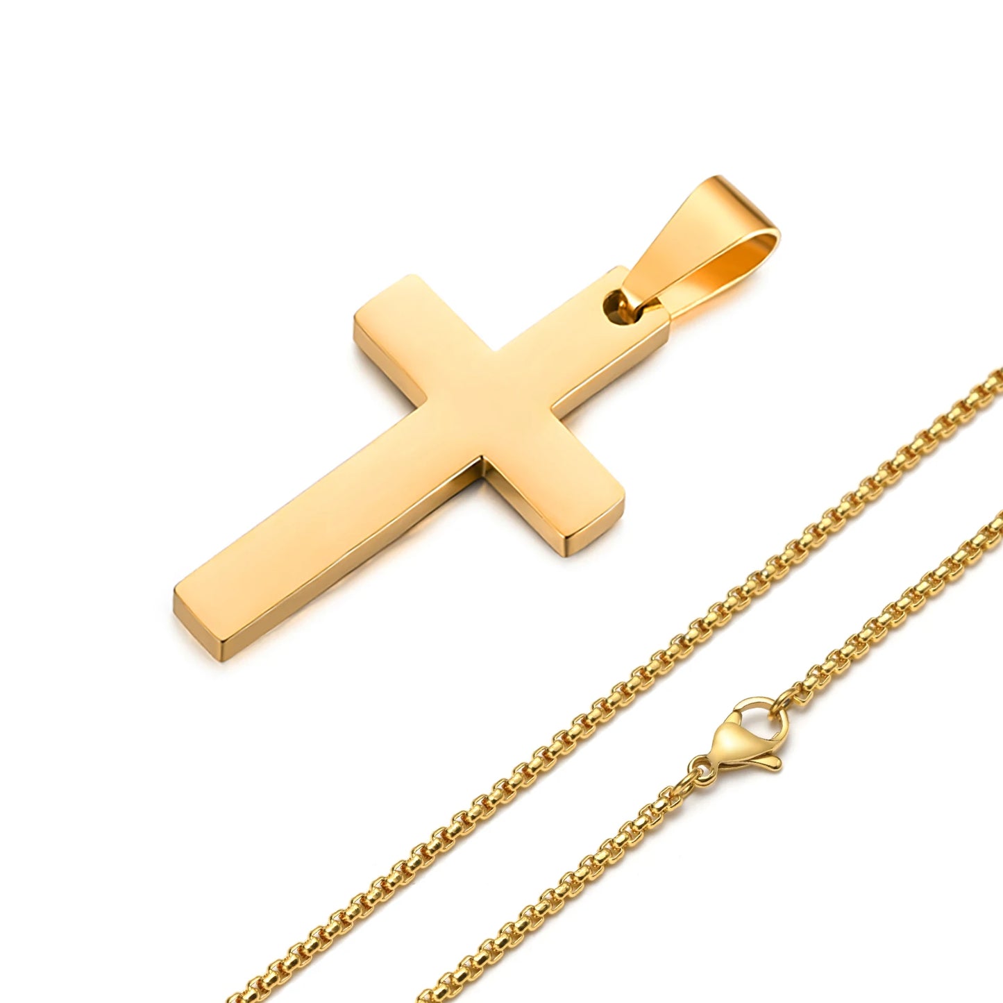 ARISEN™ Cross & Chain Set (Silver)