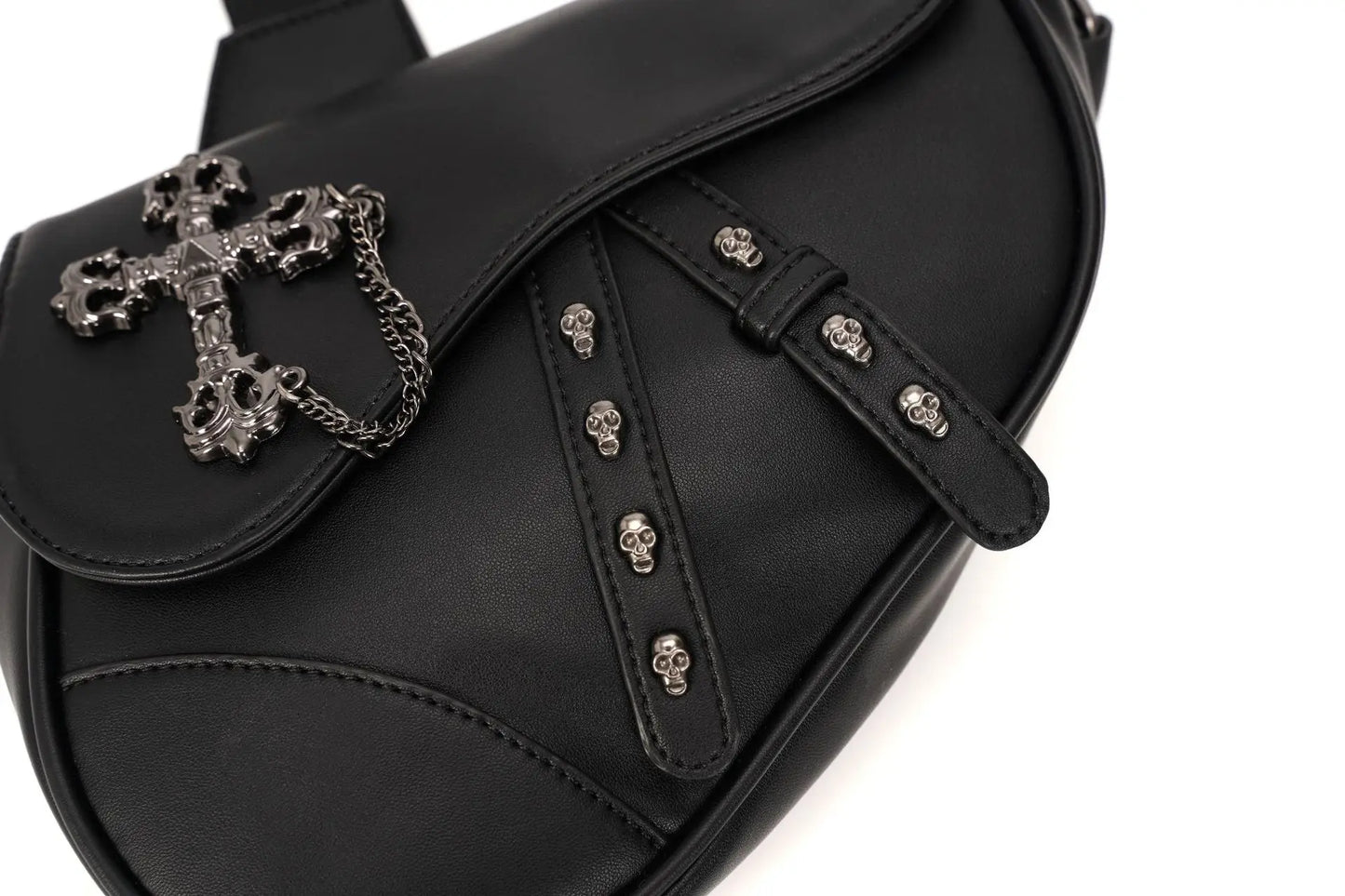 ARISEN™ Leather Saddle Bag (Black)