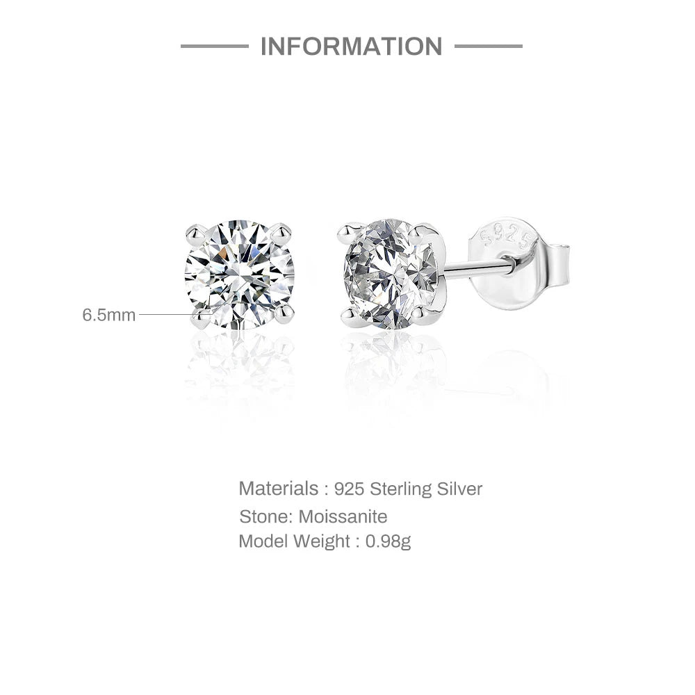 ARISEN™ 0.5-1.2 Carat Moissanite Earrings