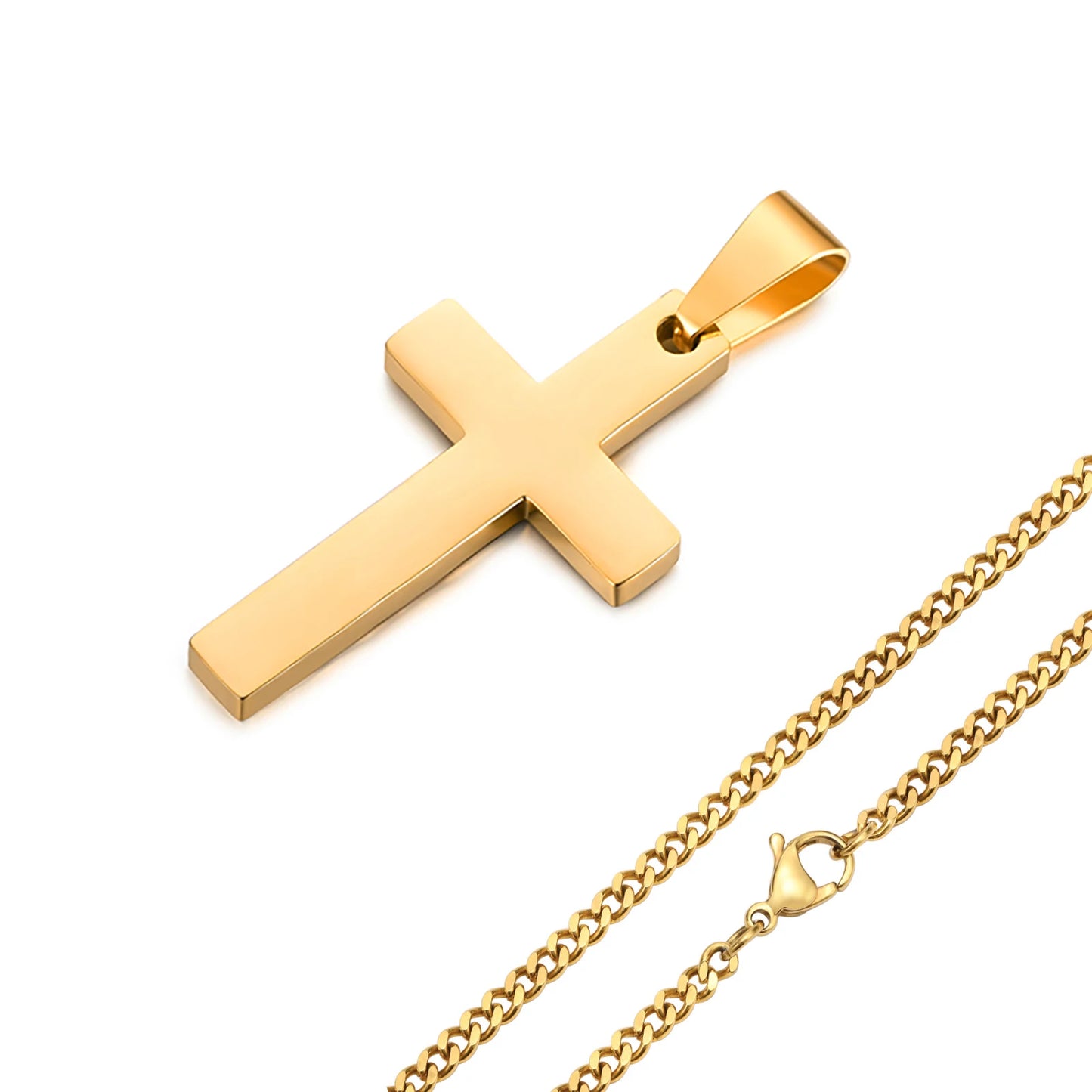 ARISEN™ Cross & Chain Set (Silver)