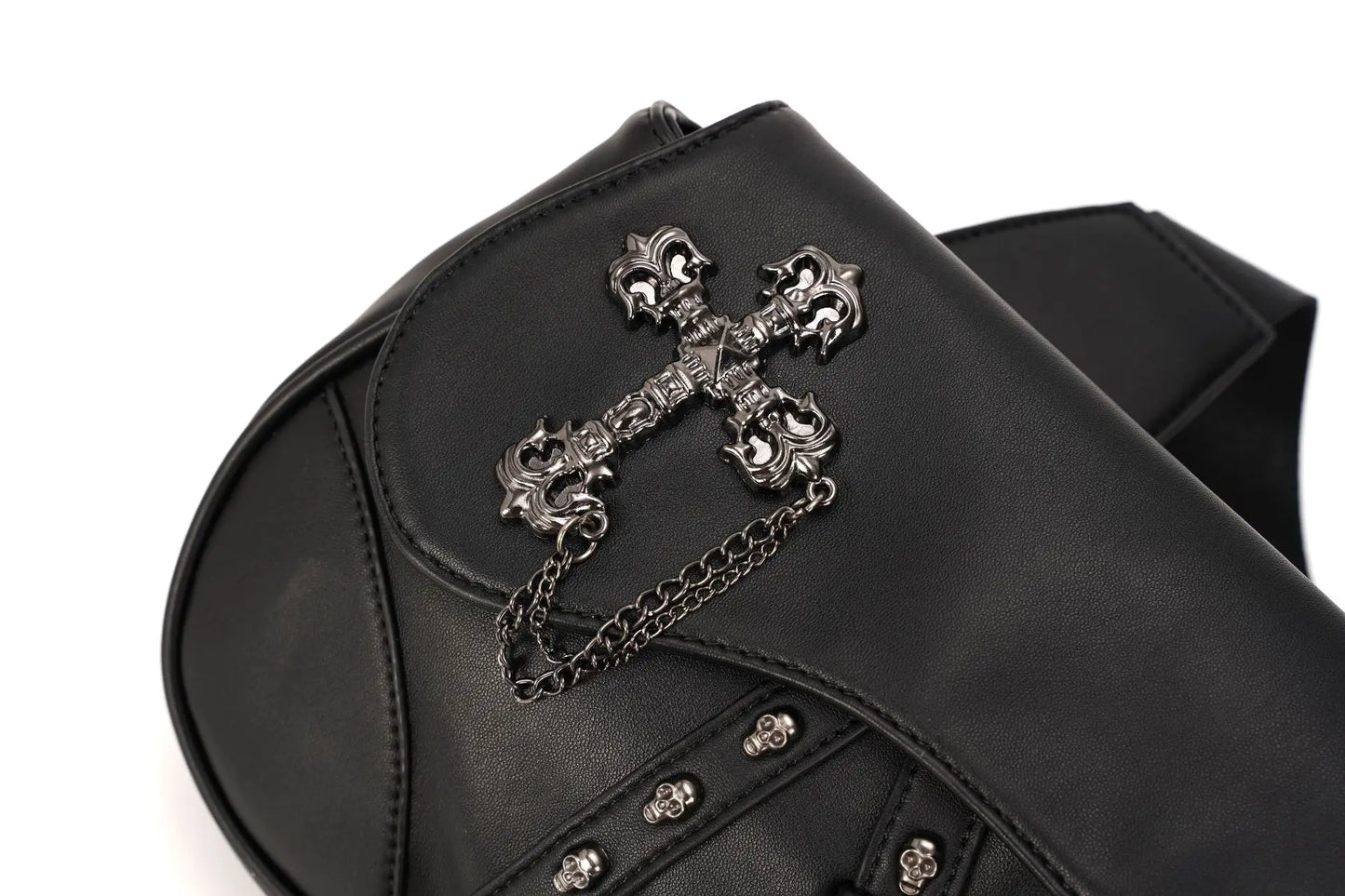 ARISEN™ Leather Saddle Bag (Black)