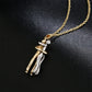 ARISEN™ Intertwined Chain/Pendant (Gold/Silver/Onyx)