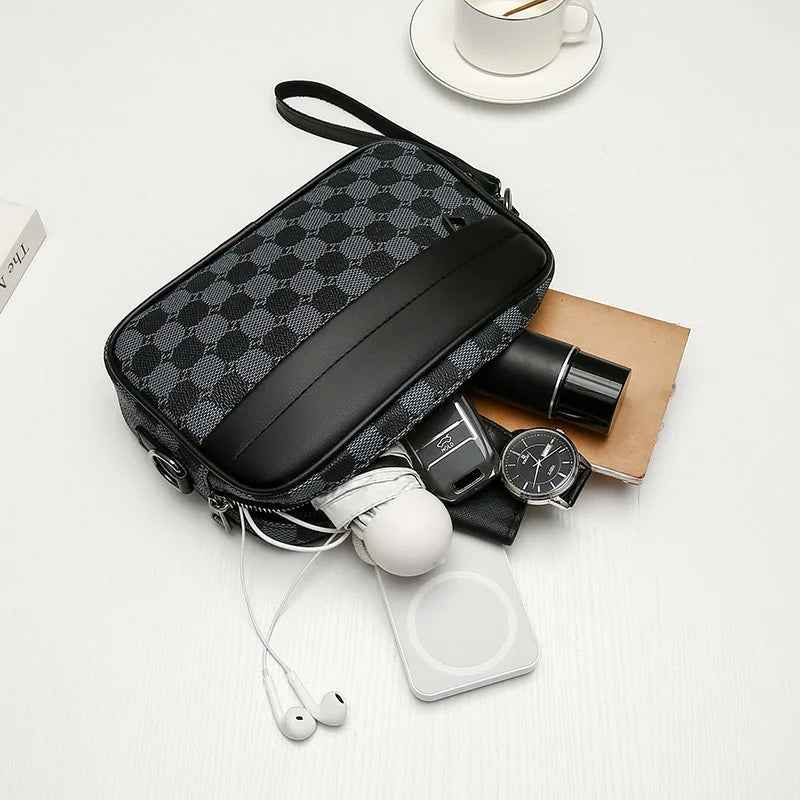ARISEN™ Crossbody Bag (Noir Grid)