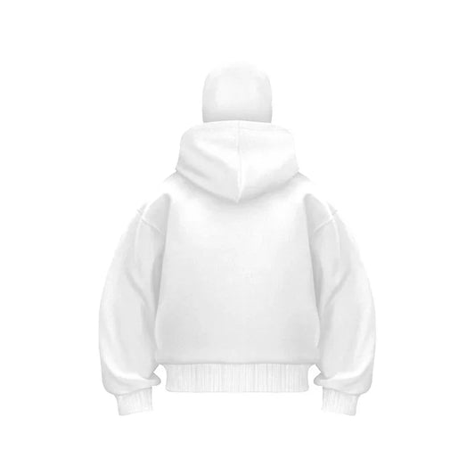 ARISEN™ Viral Zip Hoodie (Pearl White)