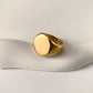 ARISEN™ Smooth Signet Ring (Gold/Silver)