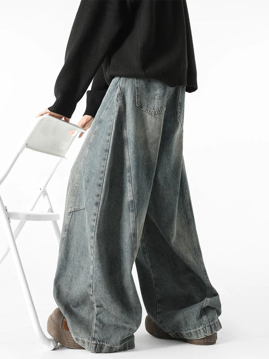 ARISEN™ Baggy Denim Pants (Denim)
