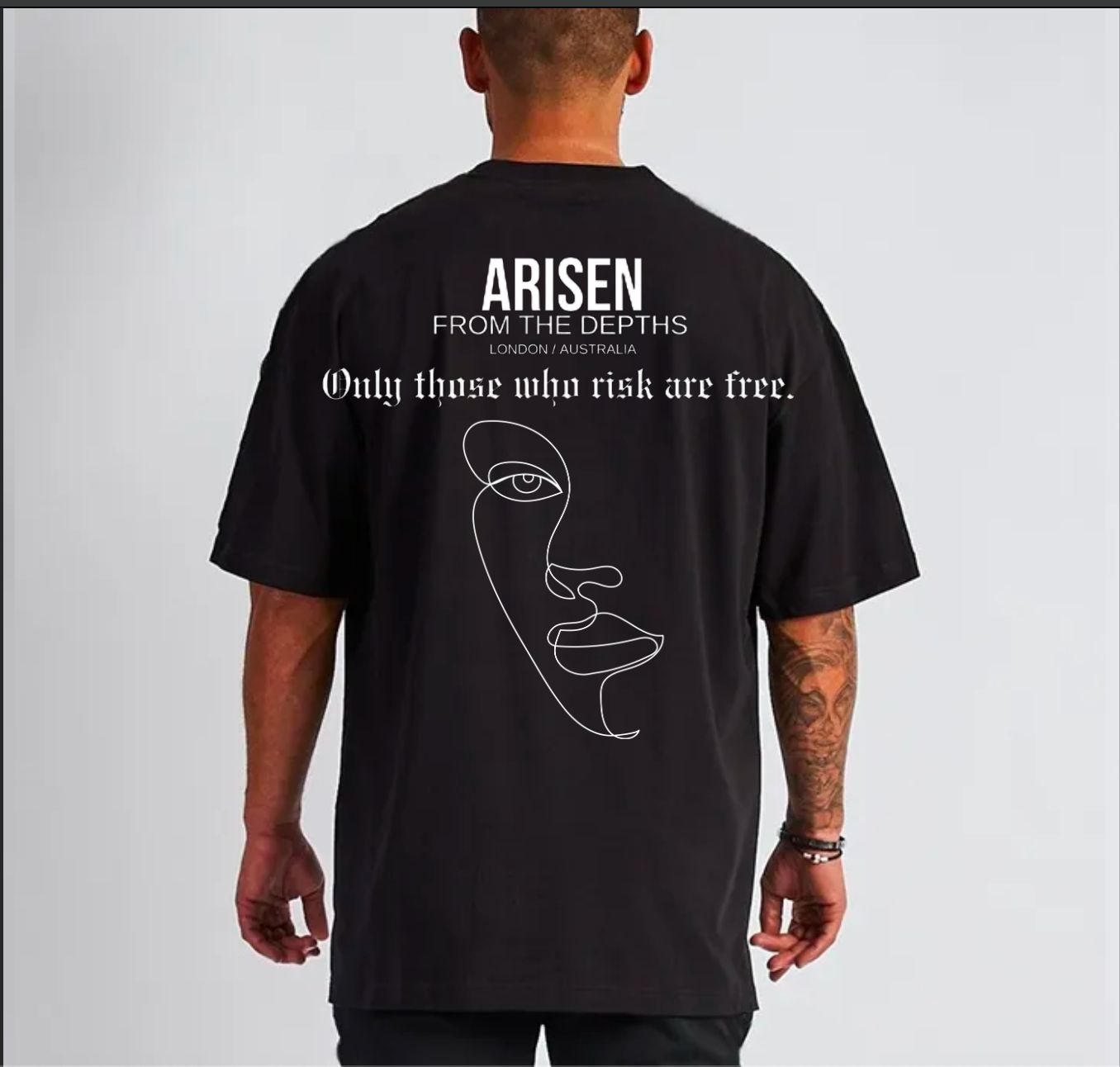 ARISEN Men's Heavy Weight Tee (Onyx Black)