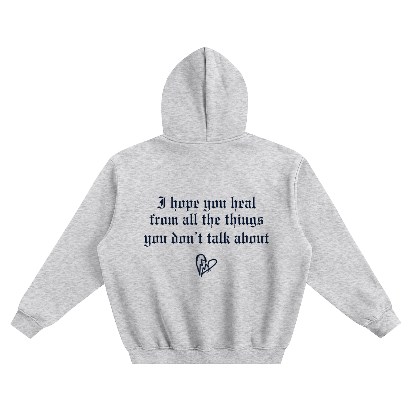 ARISEN™ Fleeced Boxy Hoodie (Light Grey)