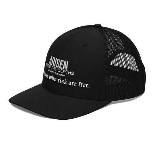 Trucker hat (Onyx Black) - ARISEN FROM THE DEPTHS